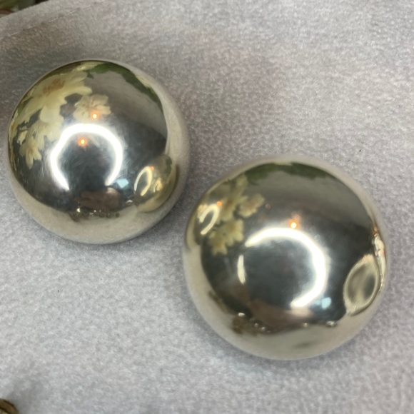 6 Pairs Vintage 925 Sterling or Pewter Earrings - Picture 6 of 9